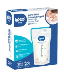 En uygun fiyatlarla Wee Baby Anne Sütü Saklama Poşeti 20'li