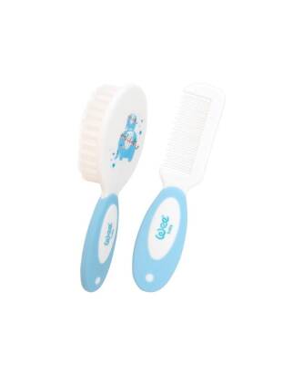 Wee Baby 803 Bebek Fırça Tarak Seti - Mavi