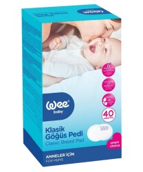 En uygun fiyatlarla Wee Baby Klasik Göğüs Pedi 40’lı