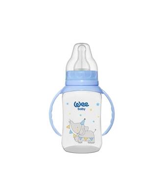 Wee Baby 744 PP Biberon Kulplu 150 ml - Mavi