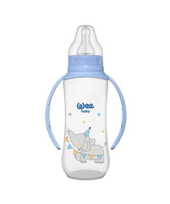 Wee Baby Klasik Kulplu PP Biberon Mavi 270 ML