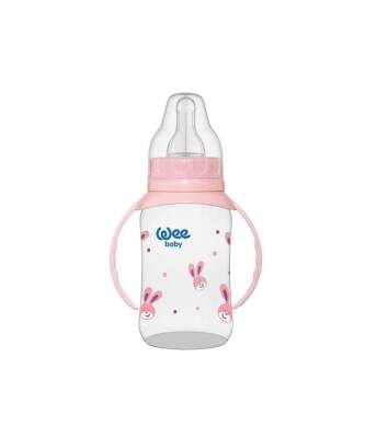 Wee Baby 744 PP Biberon Kulplu 150 ml - Pembe