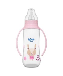 Wee Baby 745 PP Biberon Kulplu 270 ml Pembe
