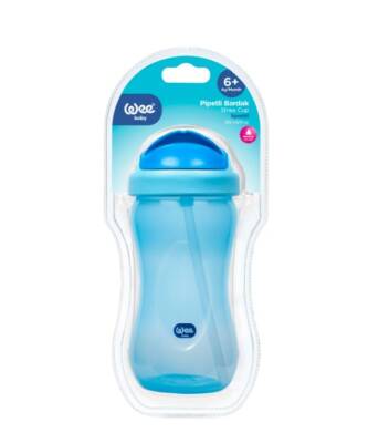 Wee Baby Pipetli Bardak 350 ML 6+ Ay Mavi