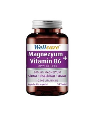Wellcare Magnezyum Vitamin B6 90 Tablet