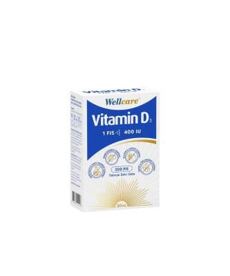 Wellcare Vitamin D3 400 IU 30 ml