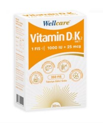 Wellcare Vitamin D3 + K2 30 ml