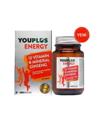 Youplus Energy Vitamin Mineral Kompleksi 30 Tablet - 1