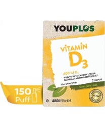 Youplus Vitamin D3 400IU Oral Sprey 20 ML