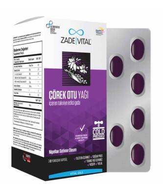 Zade Vital Çörek Otu Yağı 30 Kapsül - 1