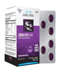 Zade Vital Çörek Otu Yağı 60 Kapsül