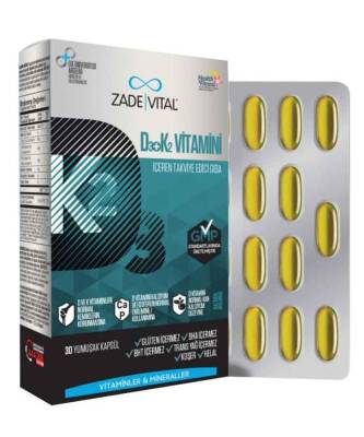 Zade Vital D3K2 30 Kapsül