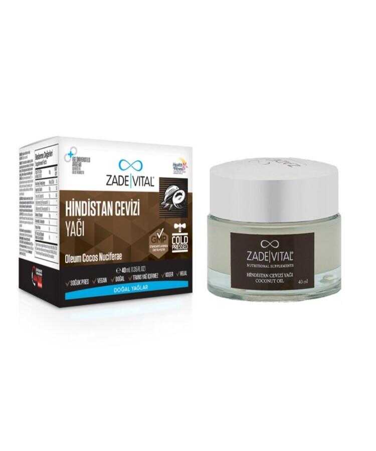 Zade Vital Hindistan Cevizi Yağı 40 Ml