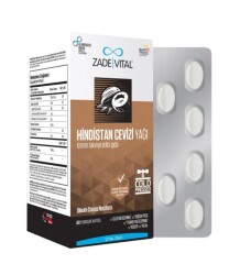 Zade Vital Hindistan Cevizi Yağı 60 Kapsül