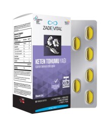 Zade Vital Keten Tohumu Yağı 60 Kapsül