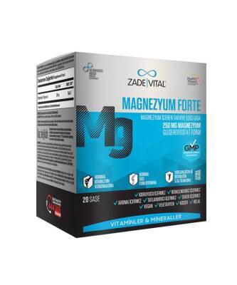 Zade Vital Magnezyum Forte 20 Saşe - 1