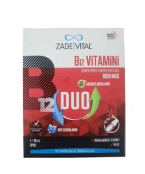 Zade Vital Vitamin B12 Duo 1000 Mcg Sprey 10 ML - Zade Vital