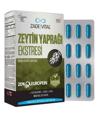 Zade Vital Zeytin Yaprağı Ekstresi 60 Kapsül