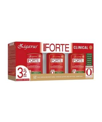Zigavus Forte Ultra Clinical Dökülme Karşıtı Sampuan Yağlı Saç 3x300 ML