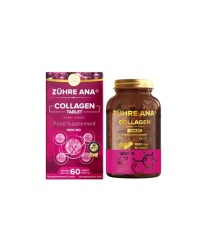 En uygun fiyatlarla Zühre Ana Hidrolize Kolajen Keratin Biotin 60 Tablet